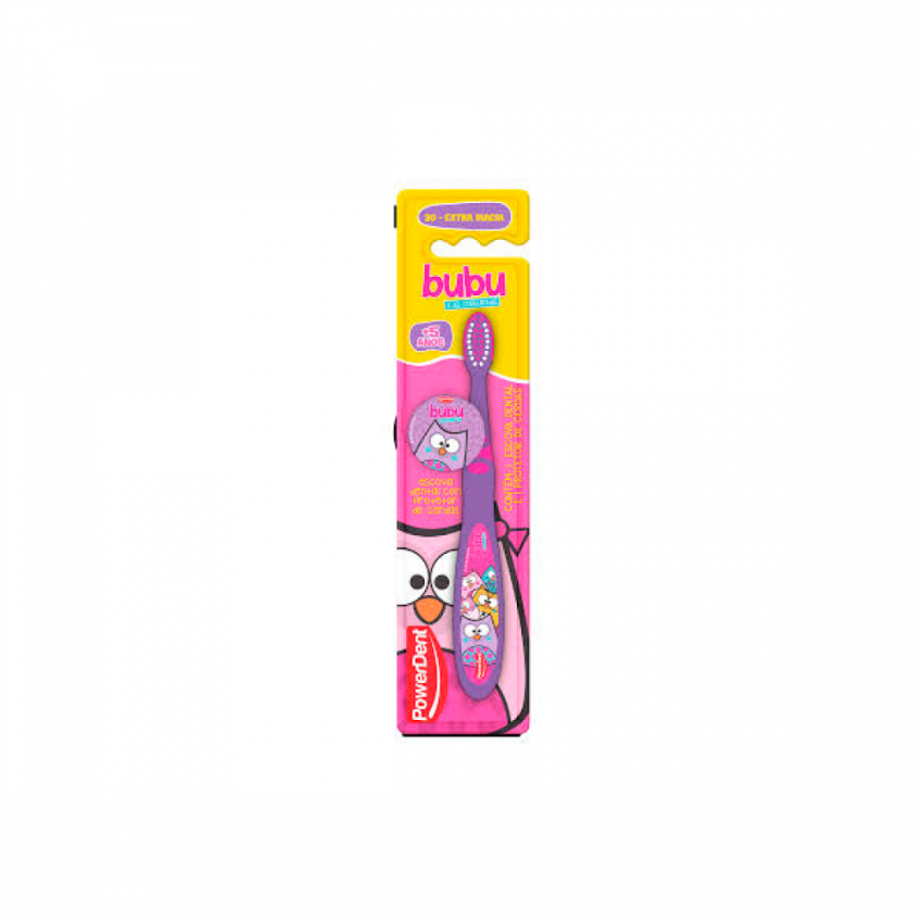 ESCOVA DENTAL INFANTIL POWERDENT BUBU EXTRA MACIA UNIDADE