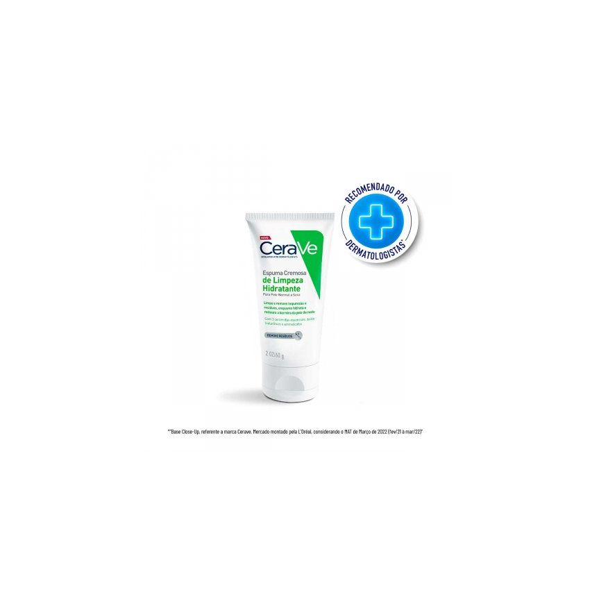 ESPUMA CREMOSA DE LIMPEZA HIDRATANTE CERAVE 60G