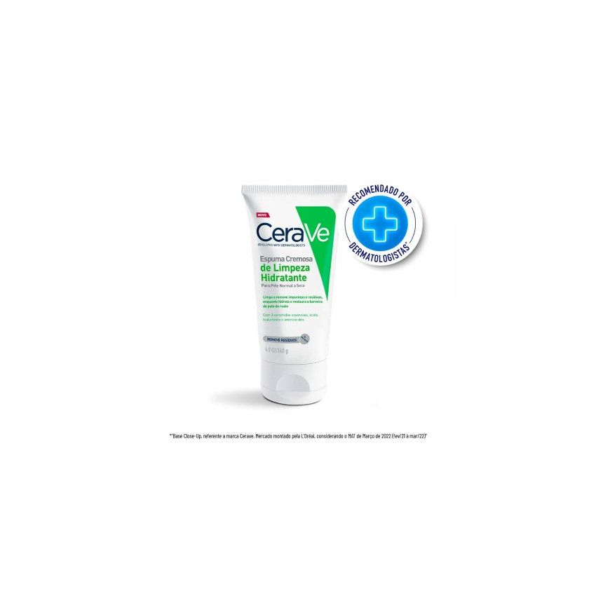 ESPUMA CREMOSA DE LIMPEZA HIDRATANTE CERAVE 140G