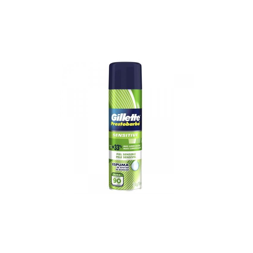 ESPUMA E BARBEAR PRESTOBARBA SENSITIVE COM 150G