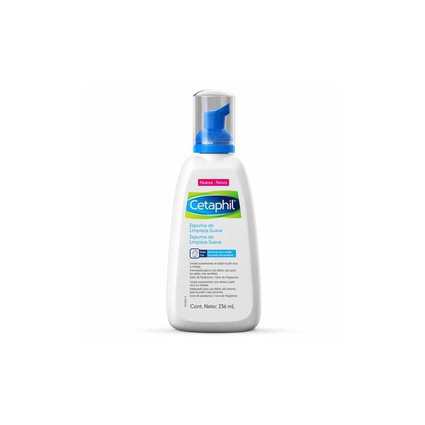 CETAPHIL ESPUMA DE LIMPEZA SUAVE 236ML