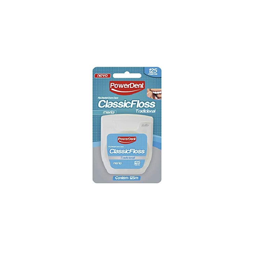 FIO DENTAL CLASSICFLOSS TRADICIONAL COM CERA 125M 