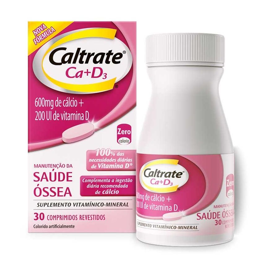 CALTRATE 600+D COM 30 COMPRIMIDOS