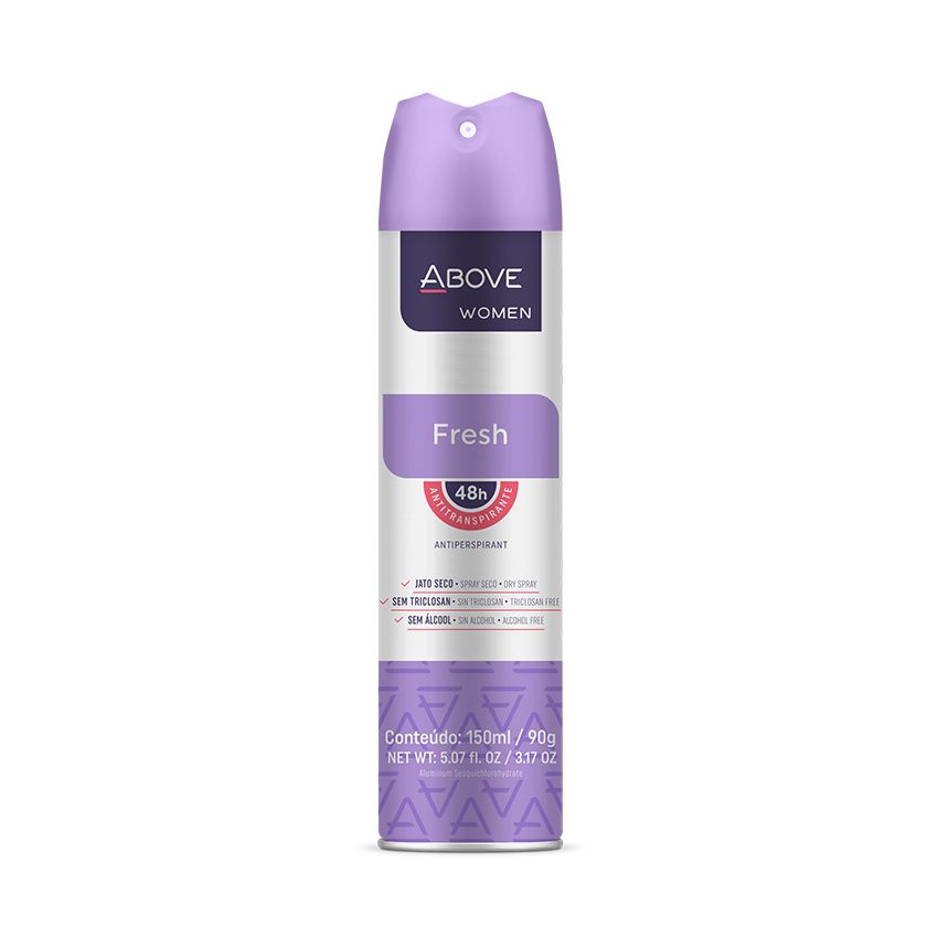 DESODORANTE AEROSOL ABOVE WOMEN FRESH 150ML
