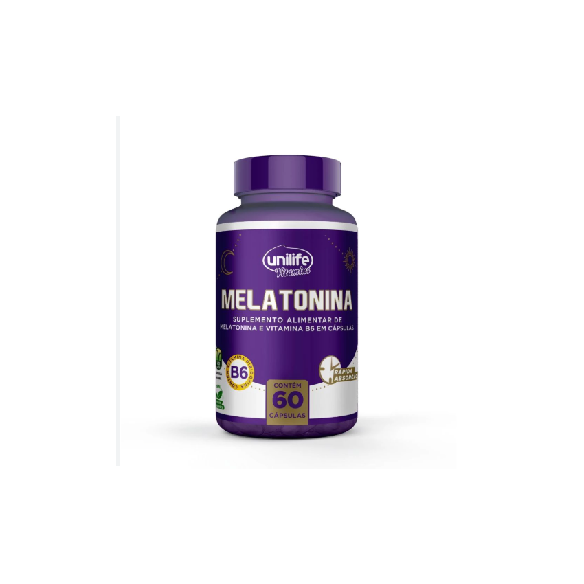MELATONINA 350 MG COM 60 CAPSULAS UNILIFE