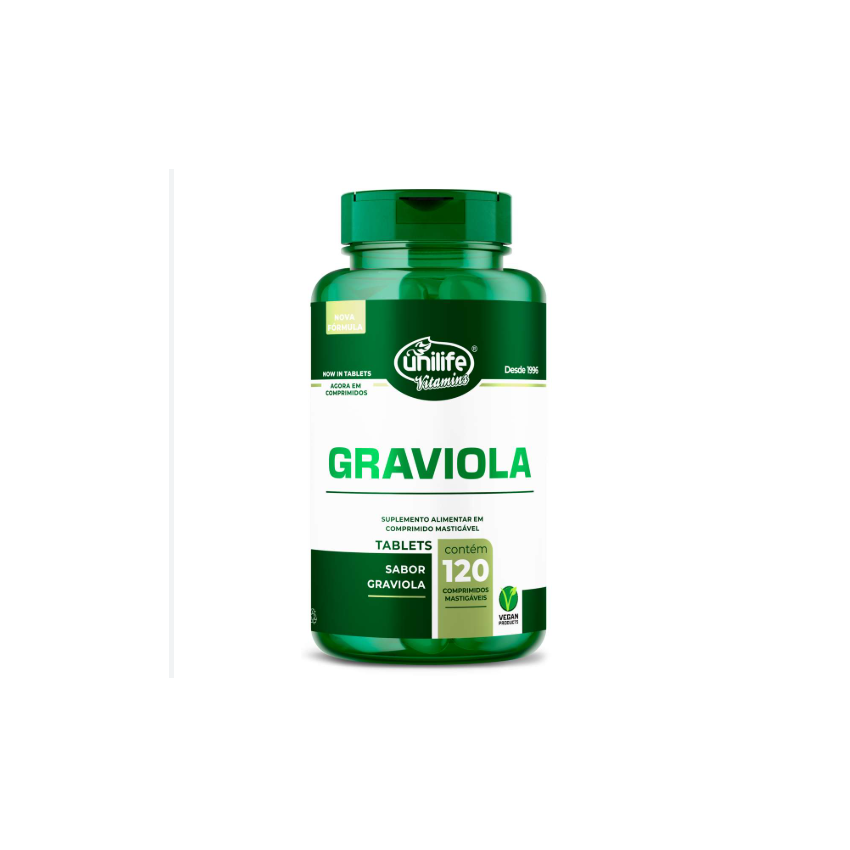 GRAVIOLA 1000MG COM 120 COMPRIMIDOS