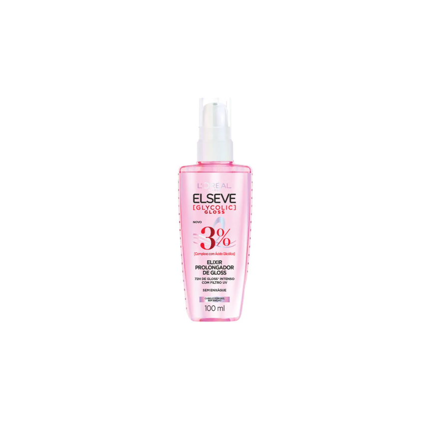 SERUM CAPILAR ELSEVE GLYCOLIC GLOSS 3% COM 100ML
