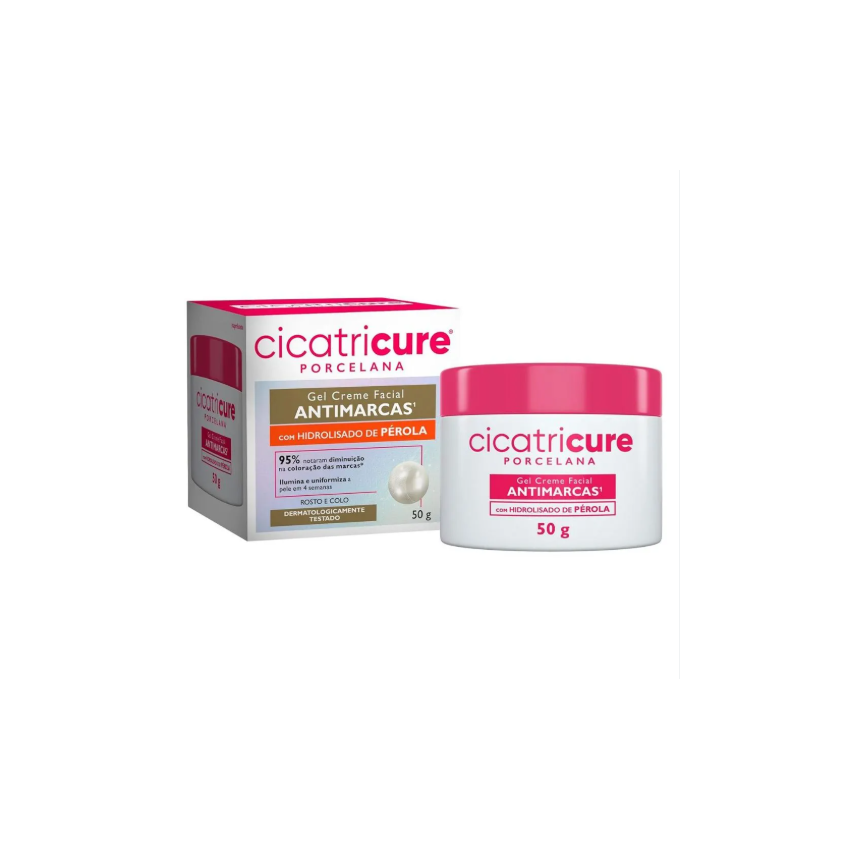 GEL CREME FACIAL ANTIMARCAS PORCELANA 50G