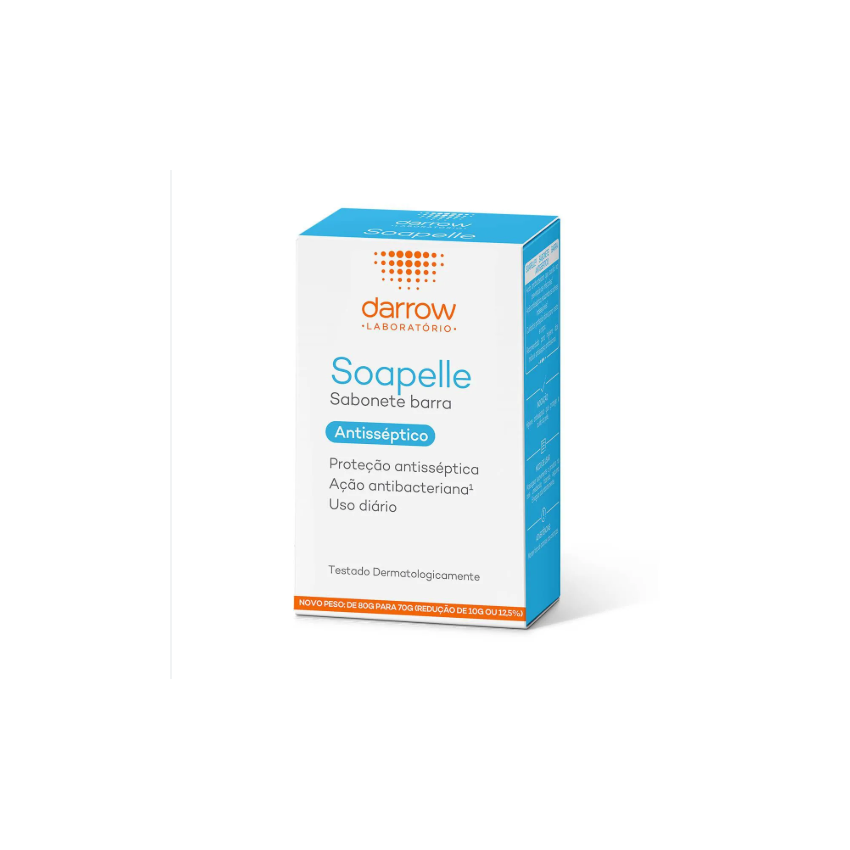 SABONETE EM BARRA ANTISSEPTICO DARROW SOAPELLE 70G