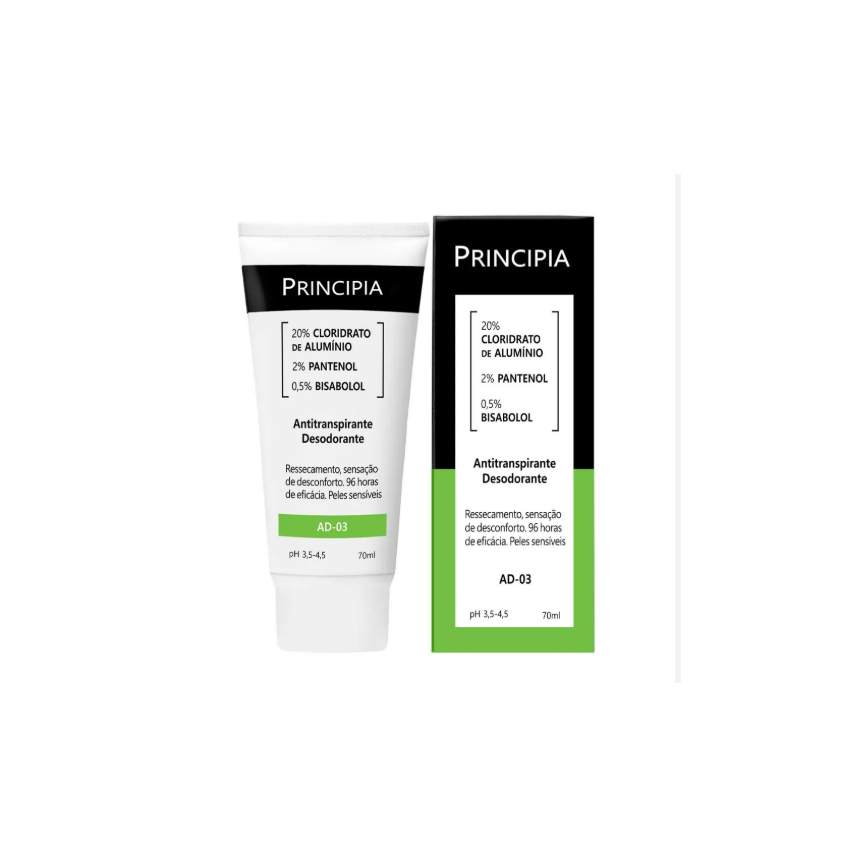 ANTITRANSPIRANTE PRINCIPIA SEM FRAGANCIA AD-03 70ML