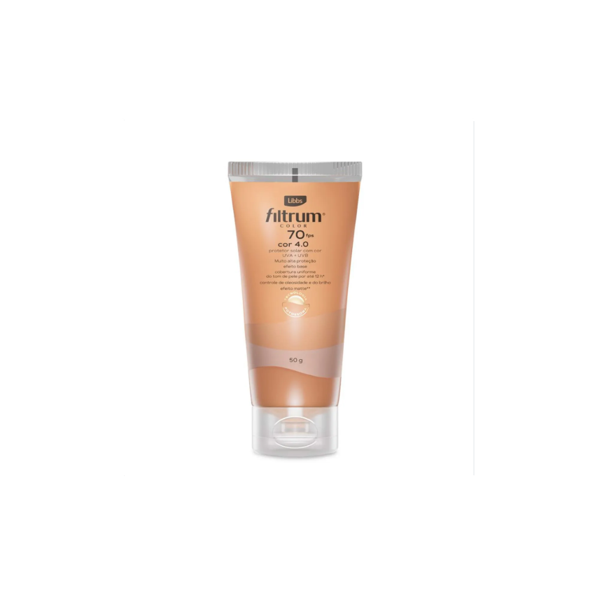 PROTETOR SOLAR FILTRUM COLOR FPS70 COR 2.0 50G