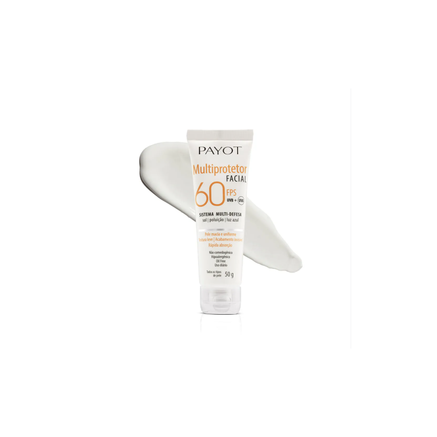 PROTETOR SOLAR FACIAL PAYOT FPS 60 MULTIPROTETOR-50G