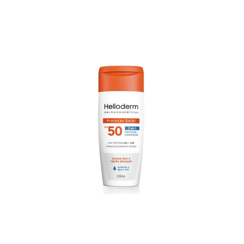 PROTETOR SOLAR HELIODERM SUNCARE FPS50 COM 200ML