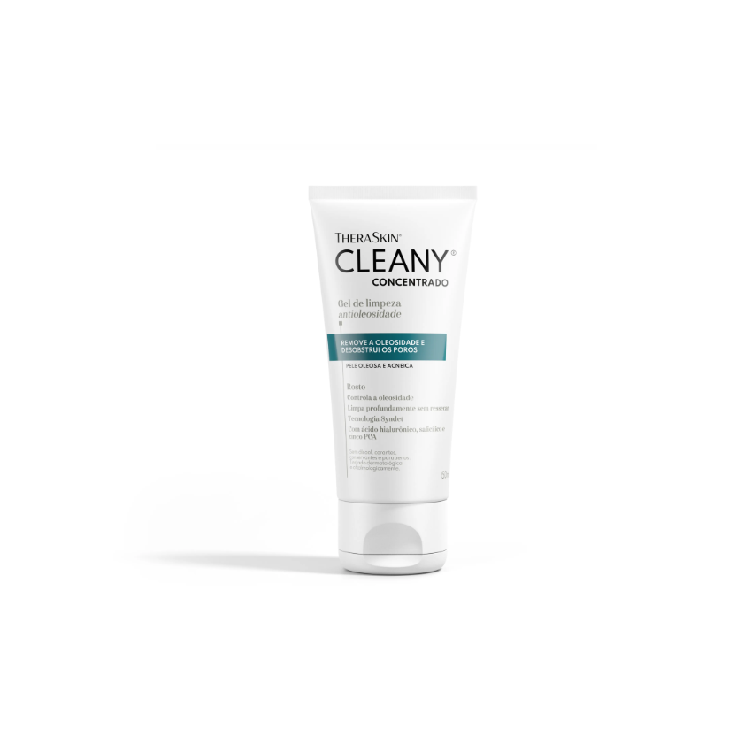 GEL DE LIMPEZA FACIAL ANTIOLEOSIDADE CLEANY CONCENTRADO 150G - VALIDADE 08/2026
