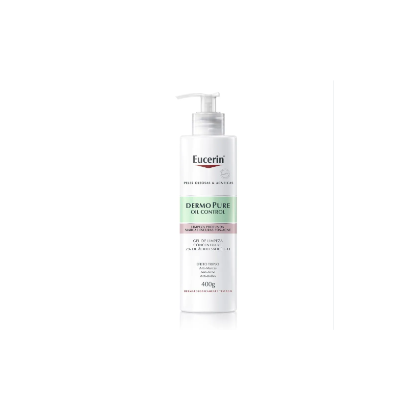 GEL DE LIMPEZA FACIAL EUCERIN DERMO PURE CONCENTRADO 400G