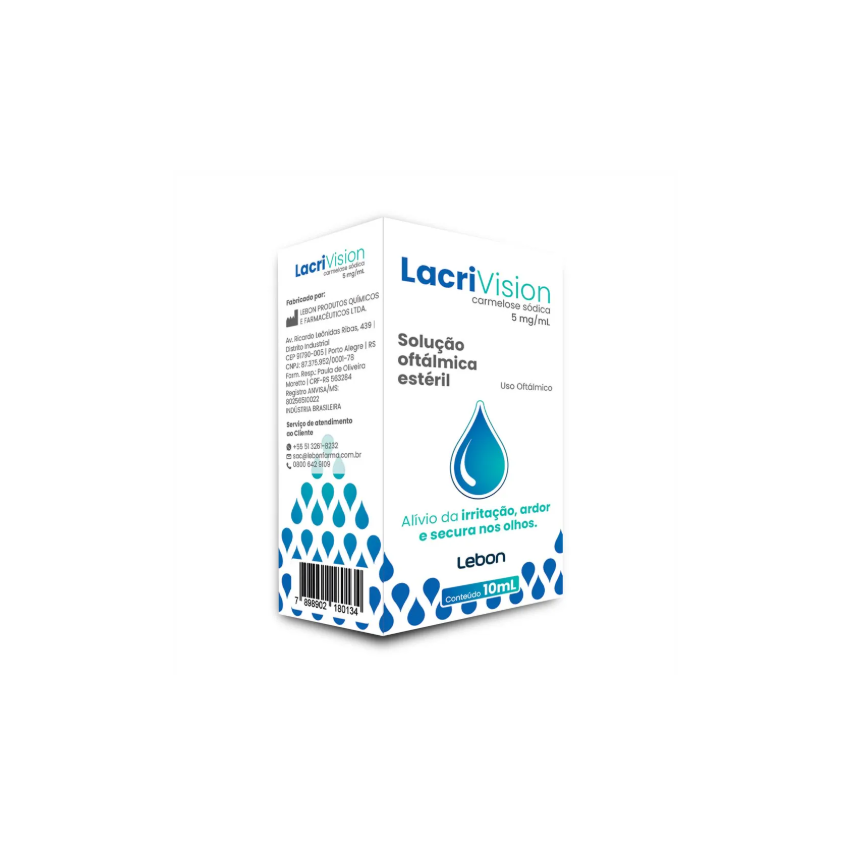 LACRIVISION 5ML SOLUÇÃO OFTALMICA 10ML