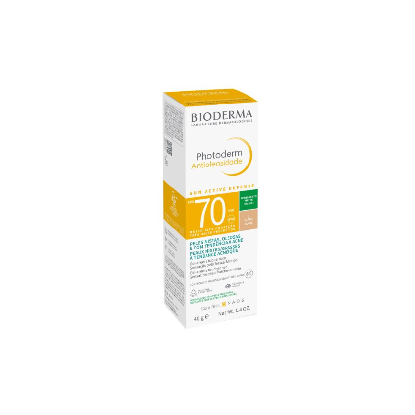 BIODERMA PHOT ANTIOLEOSIDADE ACTIVE DEFENSE 70 COR 2 40G