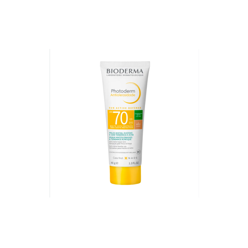 GEL CREME BIODERM PHOTODERM ANTIOLEOSIDADE FPS70 3 MEDIO 40G