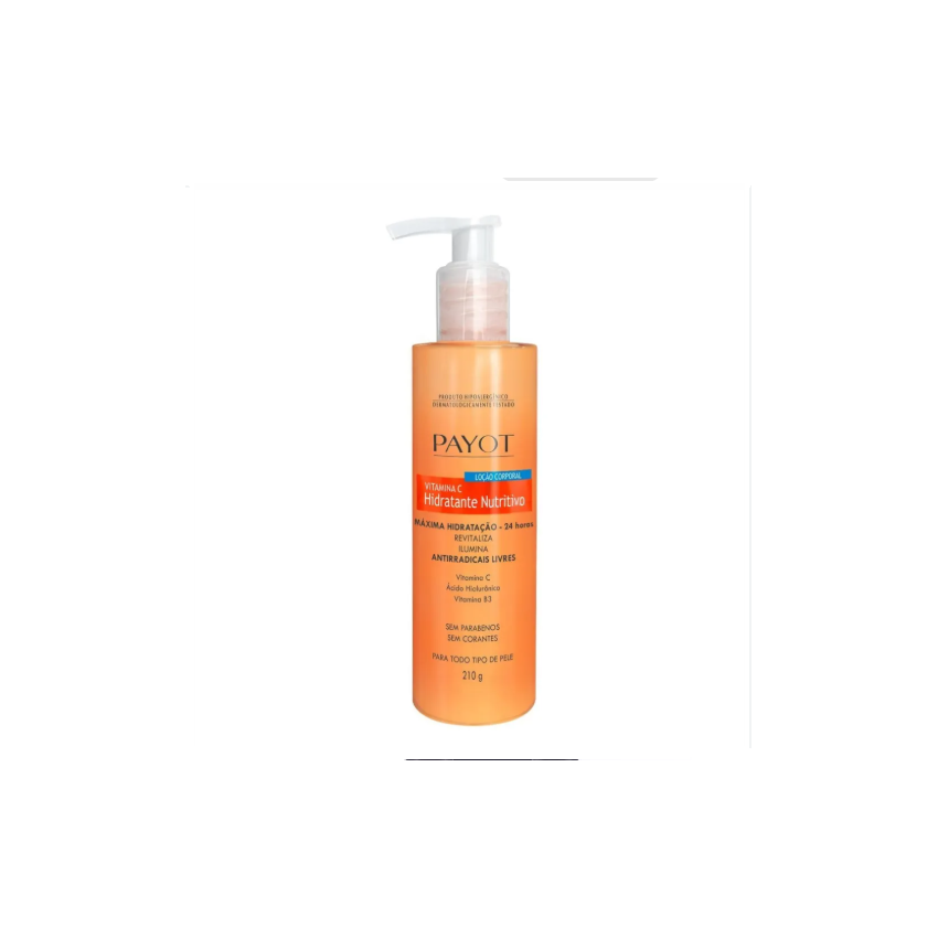 LOÇÃO CORPORAL PAYOT VITAMINA C COM 210G