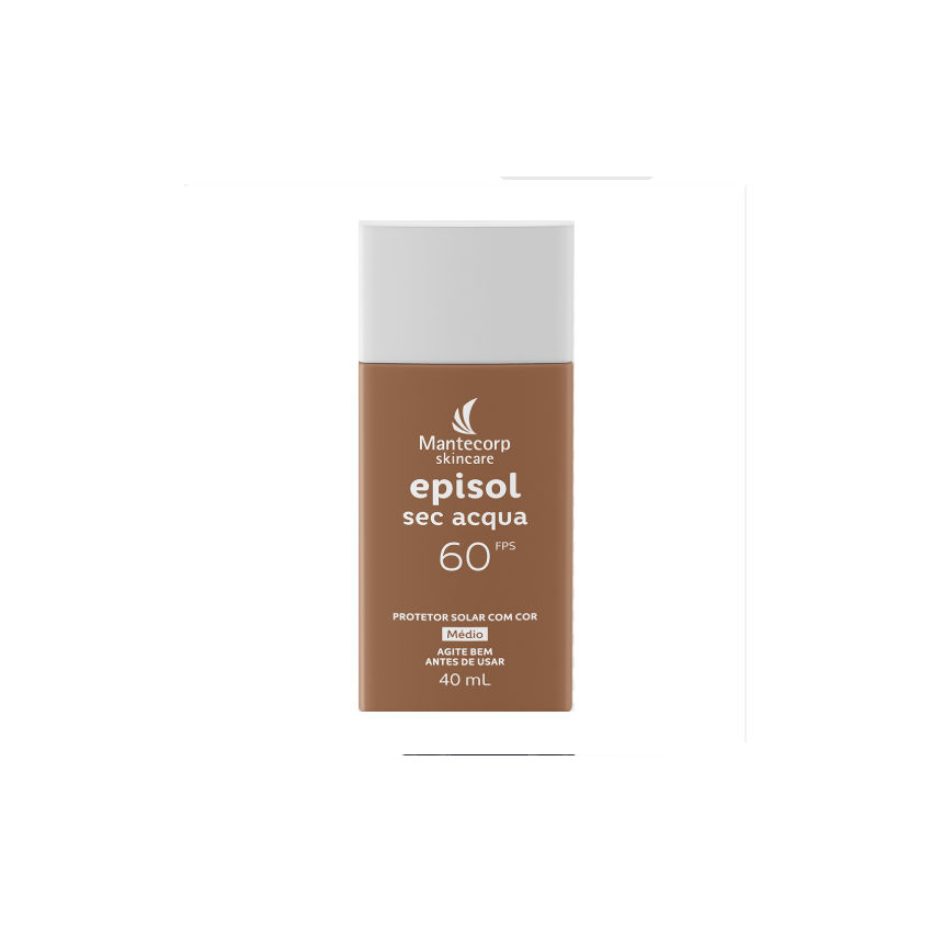 PROTETOR SOLAR FACIL EPISOL SEC ACQUA FPS60 COR MEDIA 40ML