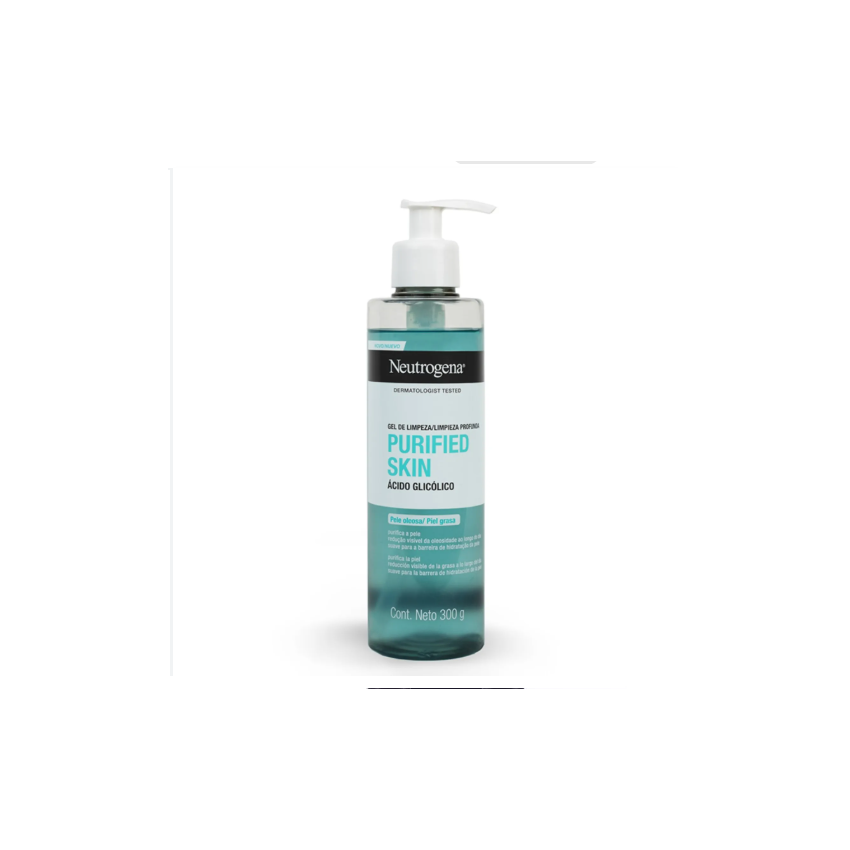 NEUTROGENA PURIFIED SKIN GEL DE LIMPEZA PROFUNDA 300ML - VALIDADE 08/2026