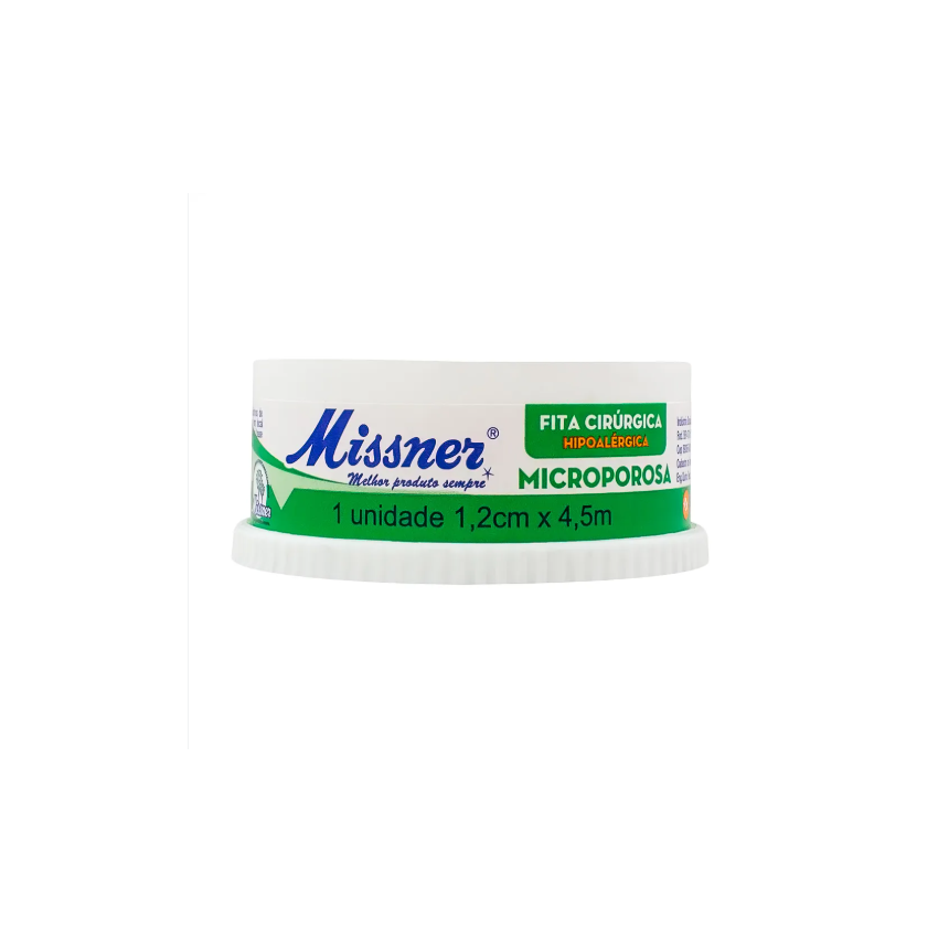 FITA MICROPOROSA MISSNER 1,2CM X 4,5CM