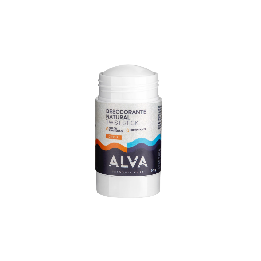 ALVA DESODORANTE TWIST STICK CITRUS 55 GRAMAS