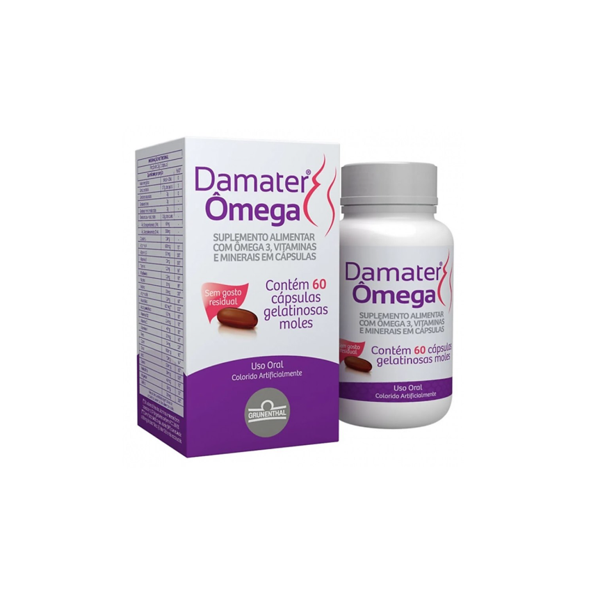 DAMATER OMEGA 60 CAPSULAS GELATINOSAS MOLES