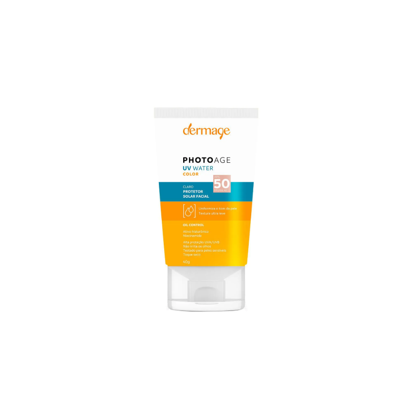PROTETOR SOLAR FACIAL TOQUE SECO COLOR MEDIO FPS50 40G
