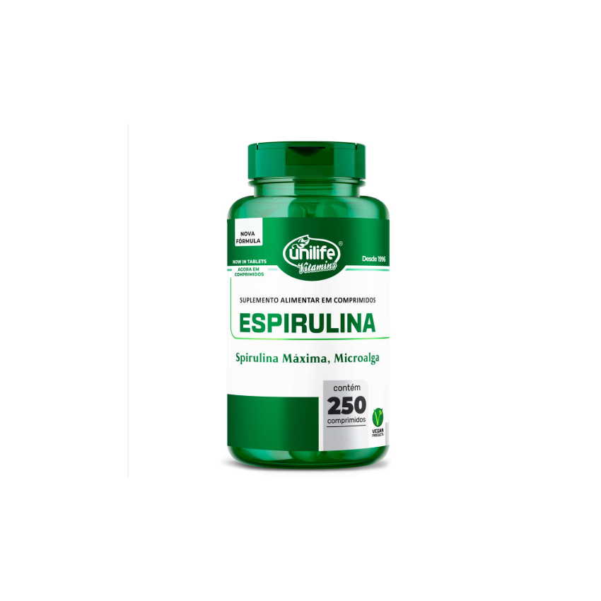 ESPIRULIFE SPIRULINA 1000MG COM 250 COMPRIMIDOS UNILIFE
