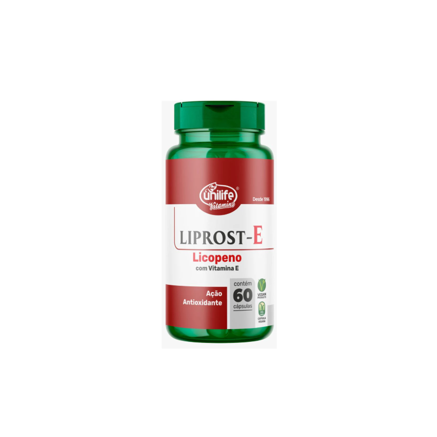 LIPROST E LICOPENO COM VIT E COM 60 CAPSULAS UNILIFE