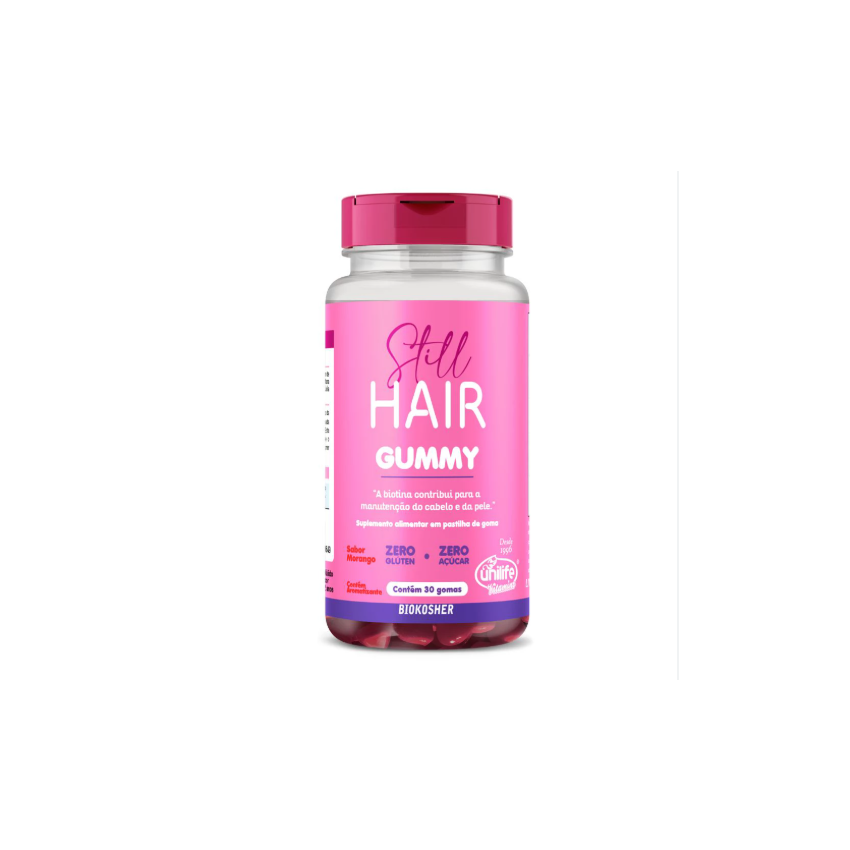 GUMMY HAIR STILL SABOR MORANGO 2,5GR COM 30 GOMAS