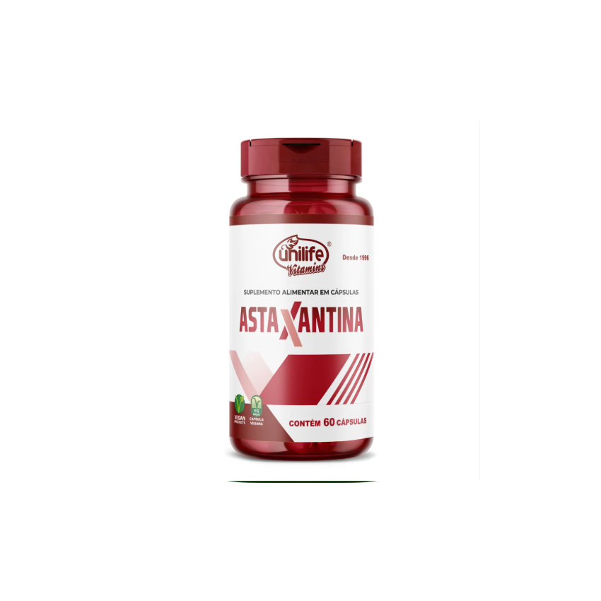 ASTAXANTINA 400MG COM 60 CAPSULAS UNILIFE