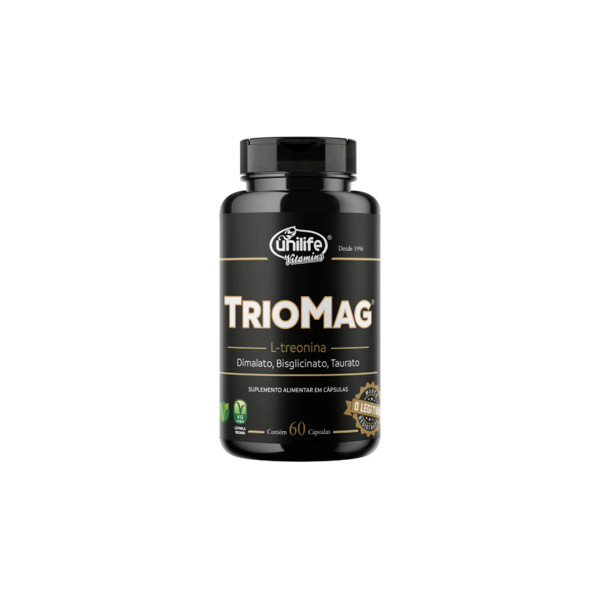TRIOMAG COMPLEXO DE MAGNESIOS 700 MG COM 60 CAPSULAS UNILIFE