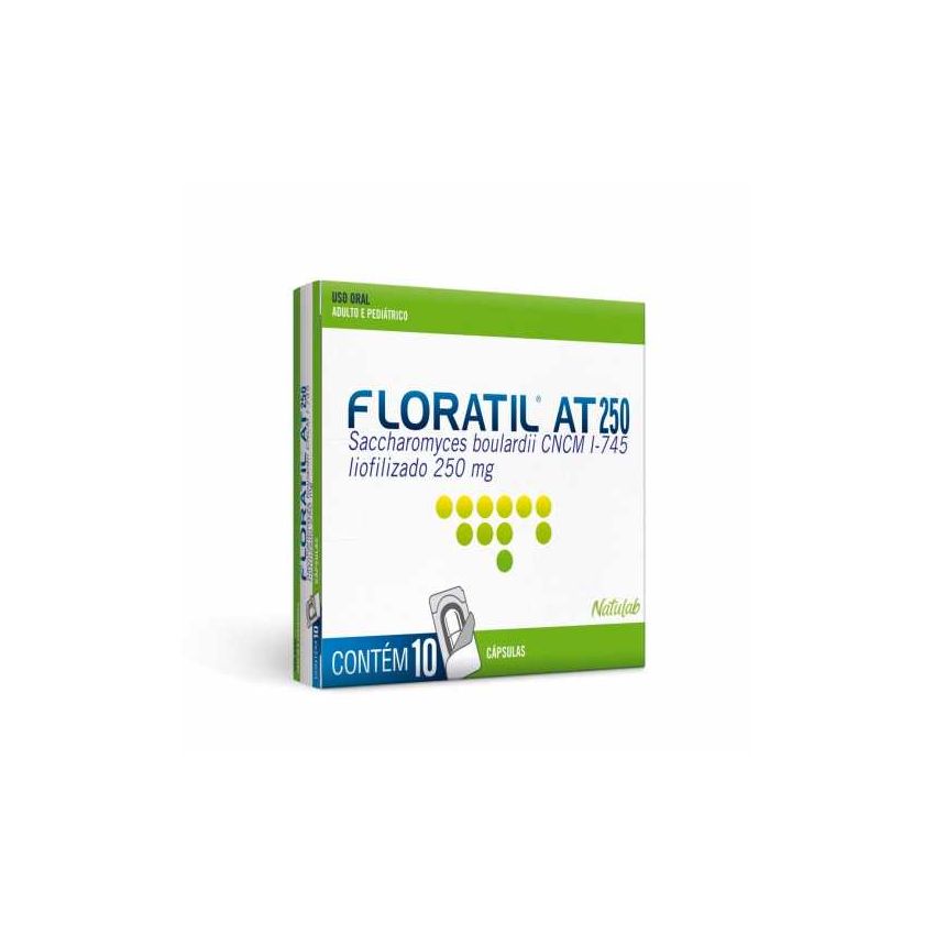 FLORATIL AT 250MG COM 10 CÁPSULAS