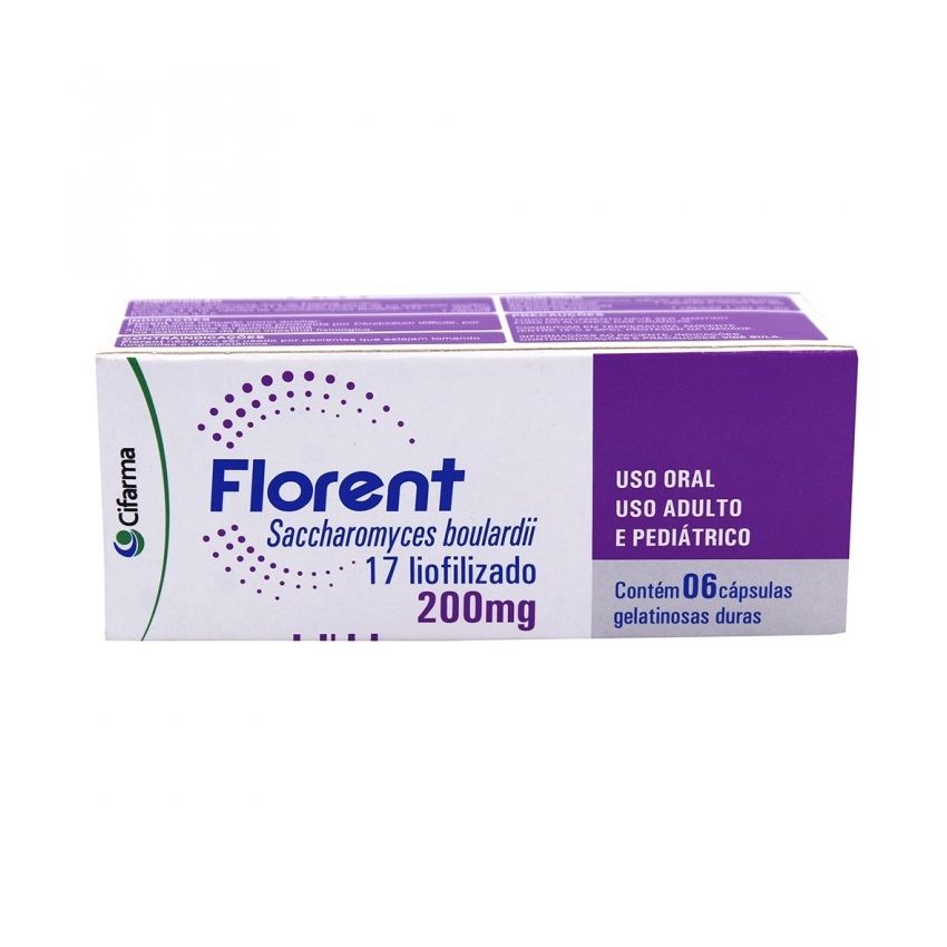 FLORENT 200MG COM 6 CAPSULAS-CIFARMSA-