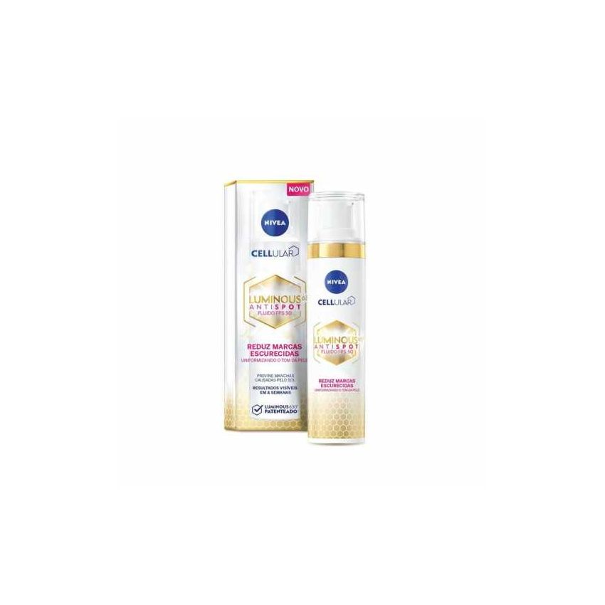 CREME NIVEA CELULAR LUMINOUS 630 ANTISPOT FPS50 40ML - VALIDADE 05/2026