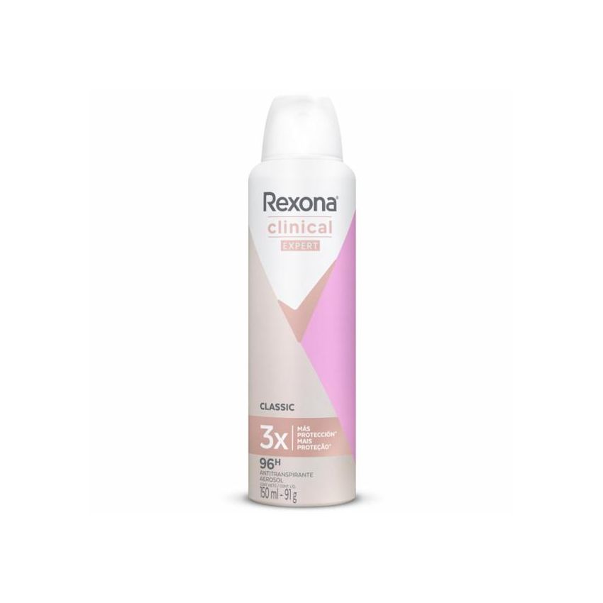 DESODORANTE AEROSOL REXONA CLINICAL CLASSIC 150ML
