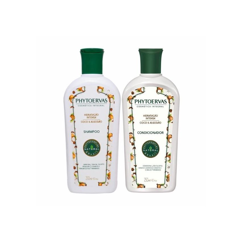 KIT SHAMPOO E CONDICIONADOR PHYTHOERVAS HIDRATAÇAO INTENSA