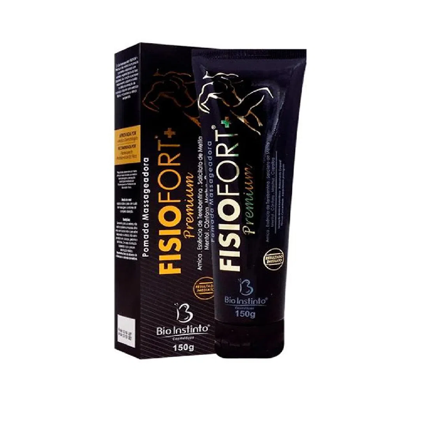 POMADA MASSAGEADORA FISIOFORT PREMIUM BIO 150G