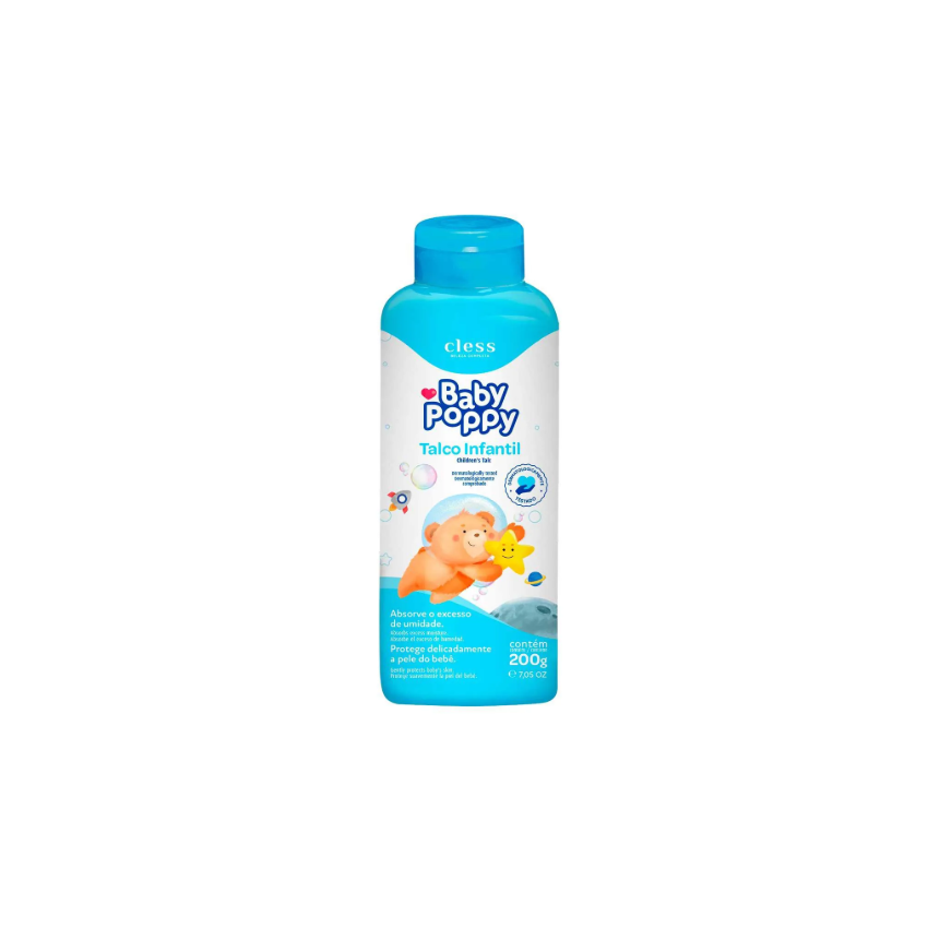 TALCO BABY POPPY 100G INFANTIL PATINHO