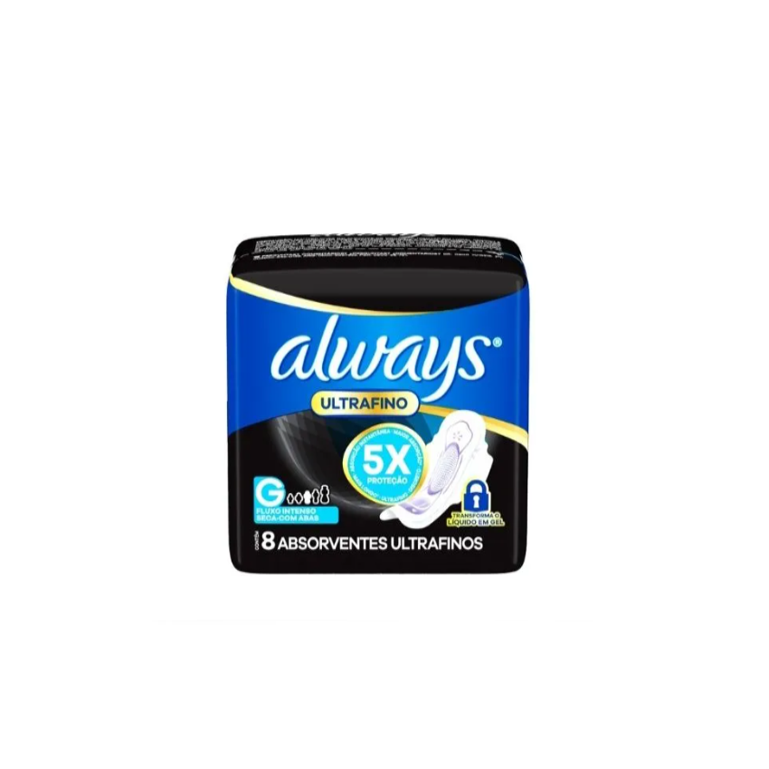 ABSORVENTE ALWAYS ULTRAF NOTURNO G SC C/ABA 8UN