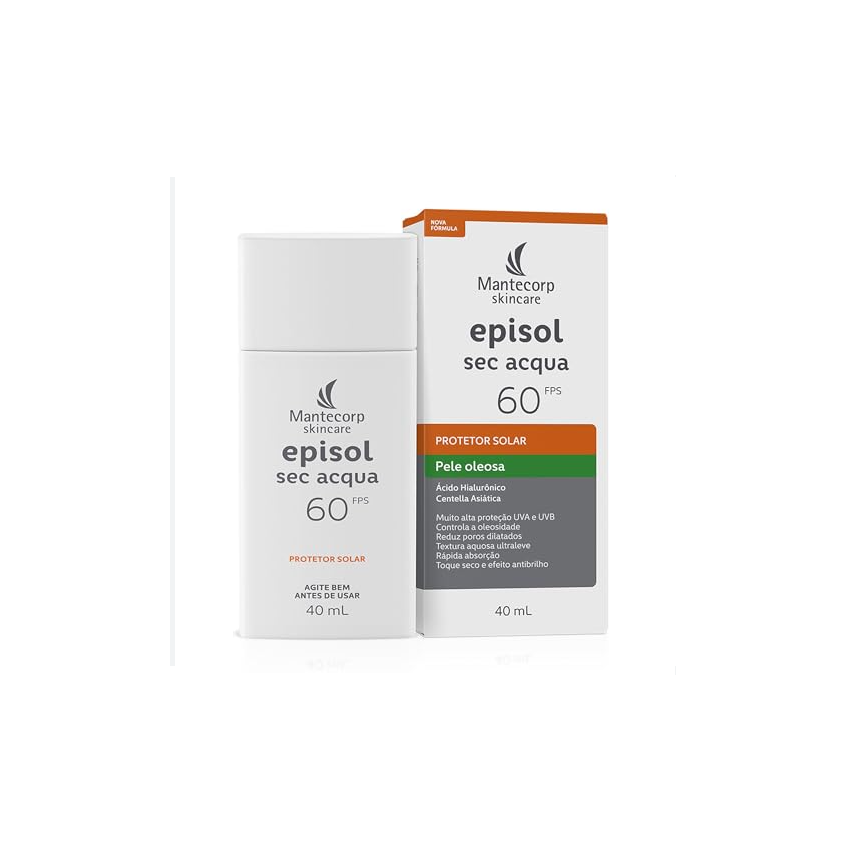 PROTETOR SOLAR FACIL EPISOL SEC ACQUA FPS60 SEM COR 40ML