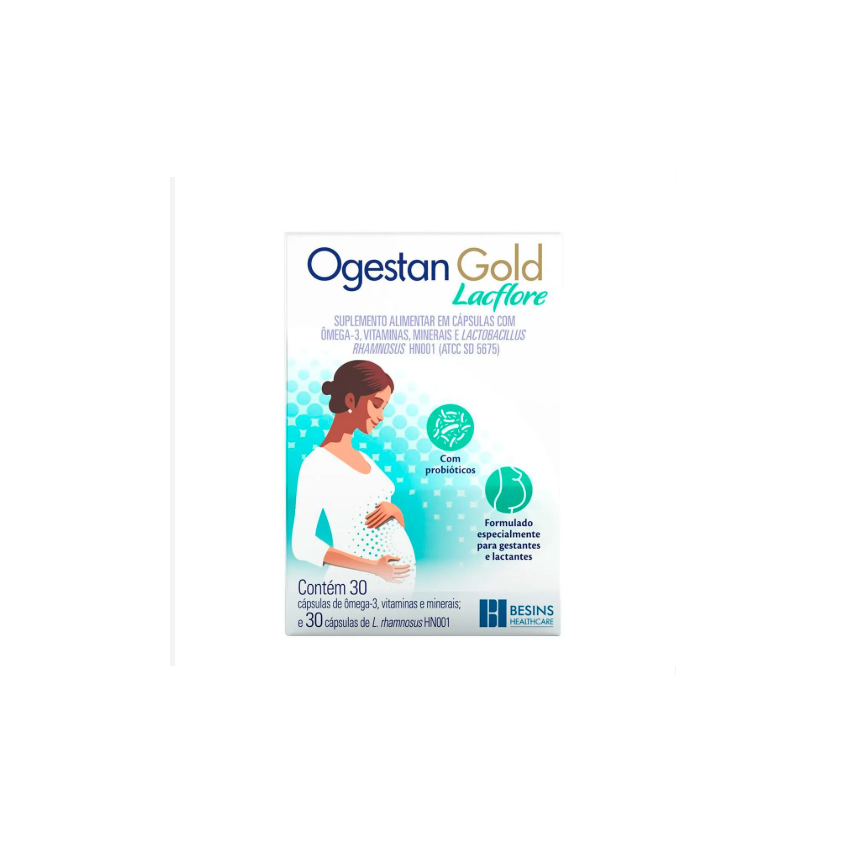 OGESTAN GOLD LACFLORE COM 30 CAPSULAS