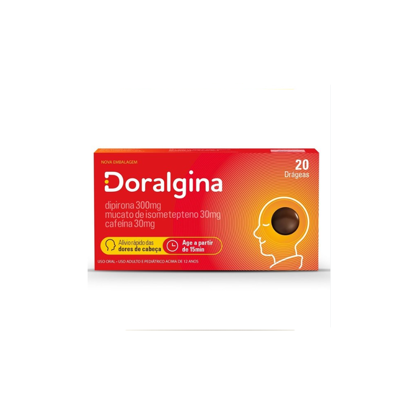 DORALGINA COM 20 COMPRIMIDOS-NEOQUIMICA-