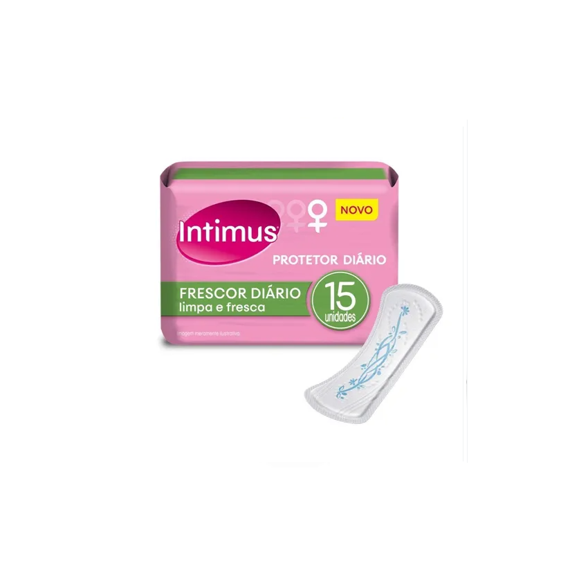 PROTETOR DIARIO INTIMUS COM PERFUME 15 UNIDADES