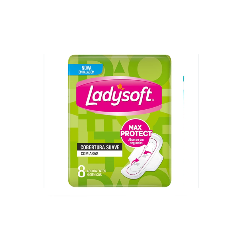 ABSORVENTE LADYSOFT NORMAL SAUVE COM ABAS COM 8 UNI