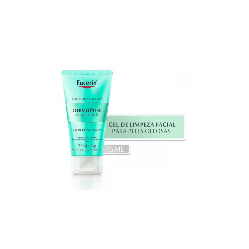 GEL DE LIMPEZA FACIAL EUCERIN DERMOPURE OIL CONTROL 75ML