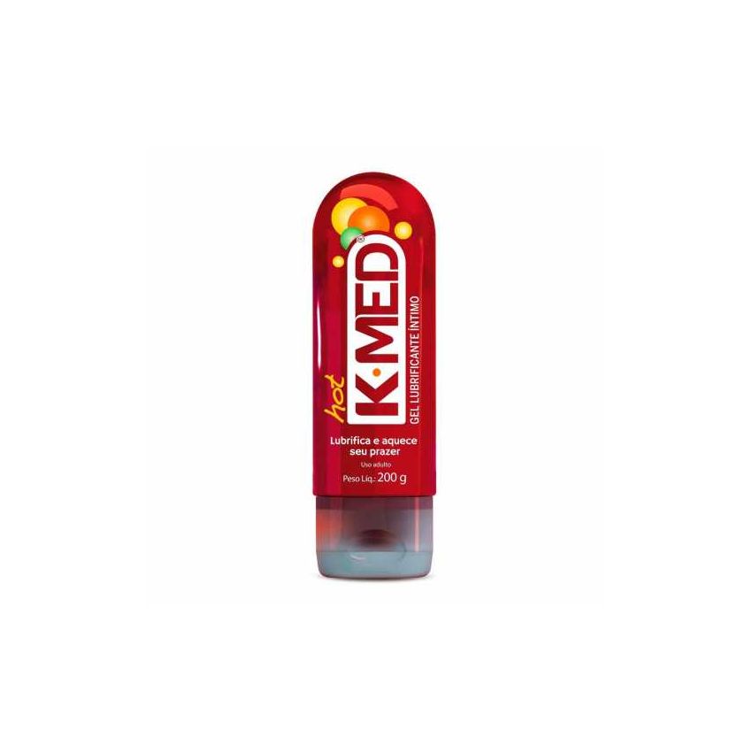 GEL LUBRIFICANTE K-MED HOT 200 GRAMAS - VALIDADE 06/2026