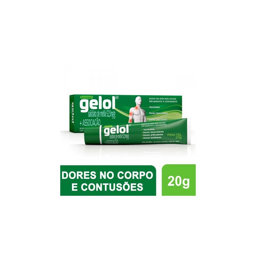 GELOL POMADA COM 20 GRAMAS
